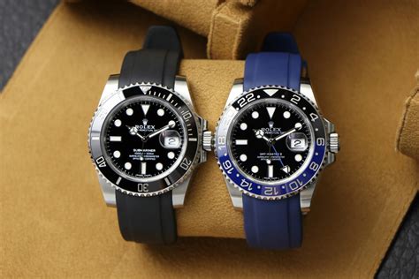 best rubber strap for rolex|rolex submariner with rubber strap.